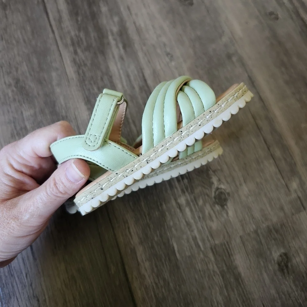 Cat & Jack Chloe Mint Green Strappy Sandals